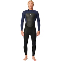Hombres Omega 4/3mm Back Zip Neopreno